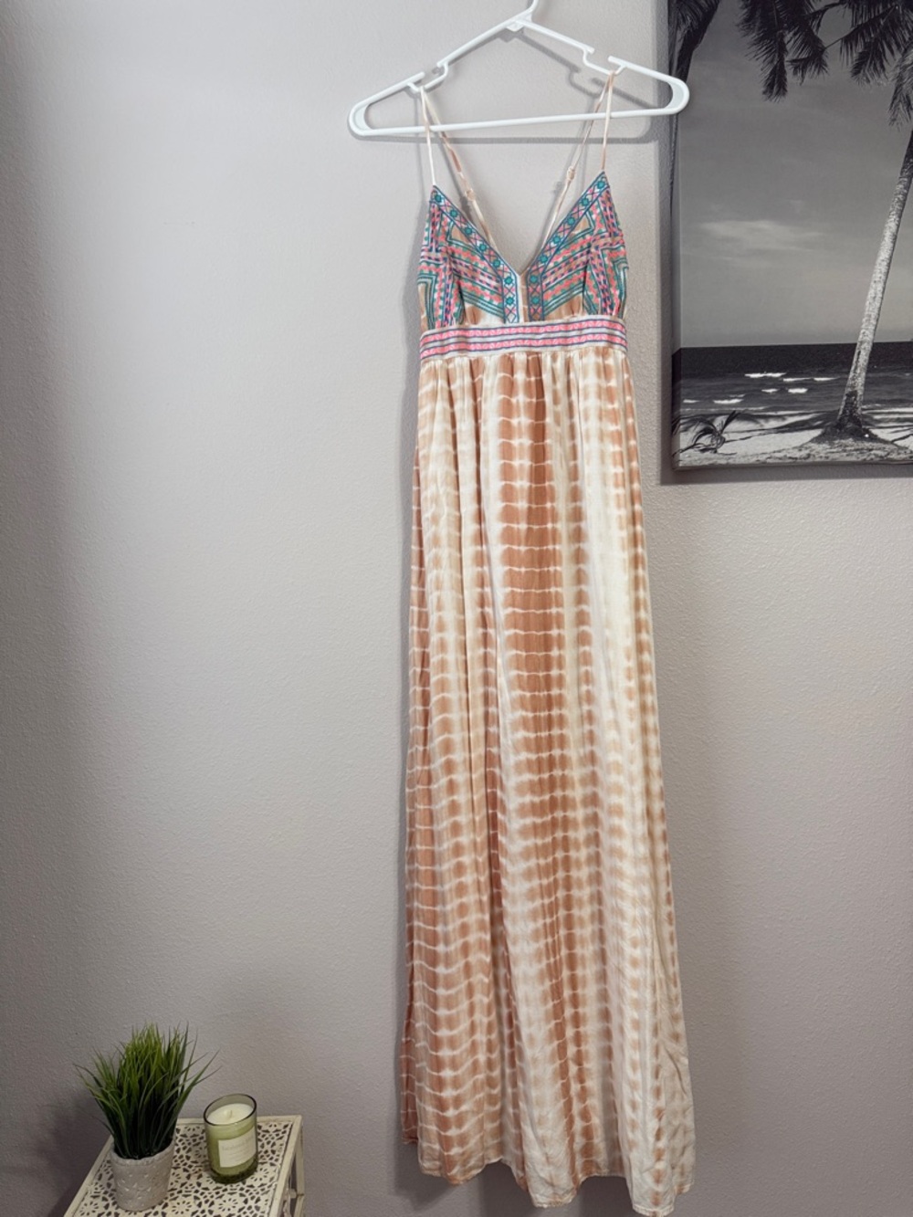 Flying Tomato Embroidered Maxi Dress size Medium